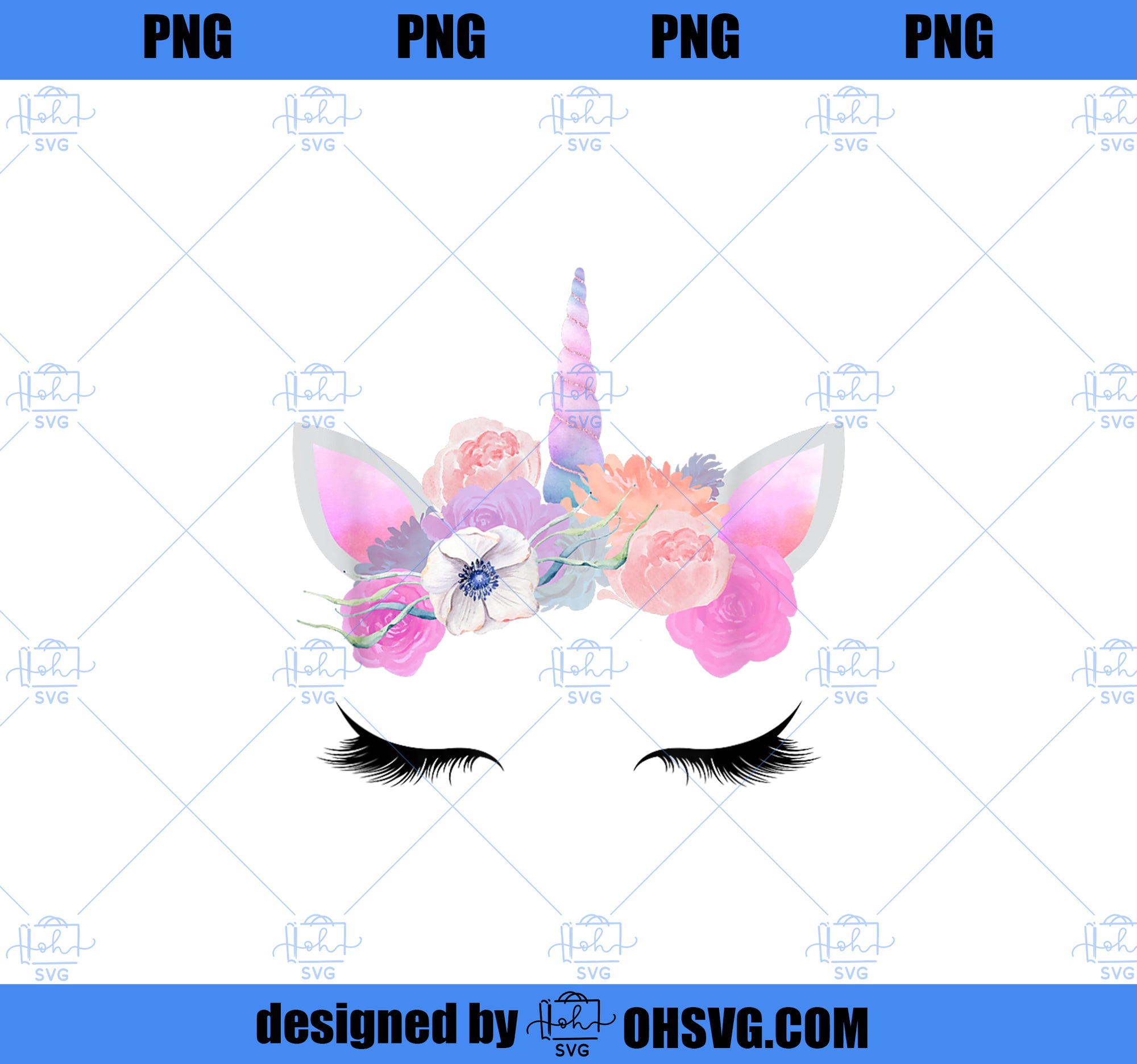 Pink Unicorn Halloween Costume Face Unicorn Birthday Party PNG, Magic Unicorn PNG, Unicorn PNG