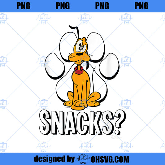 Pluto Snacks PNG, Disney PNG, Disney Pluto PNG