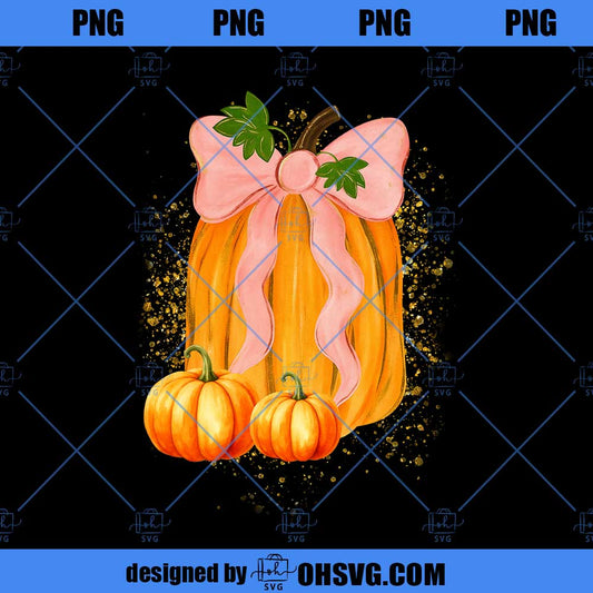 Pumpkin PNG, Fall PNG, Watercolor Pumpkin PNG, Brushstroke Png, Thanksgiving Png, Fall Trendy Png, Preppy Png, Faux Glitter Png