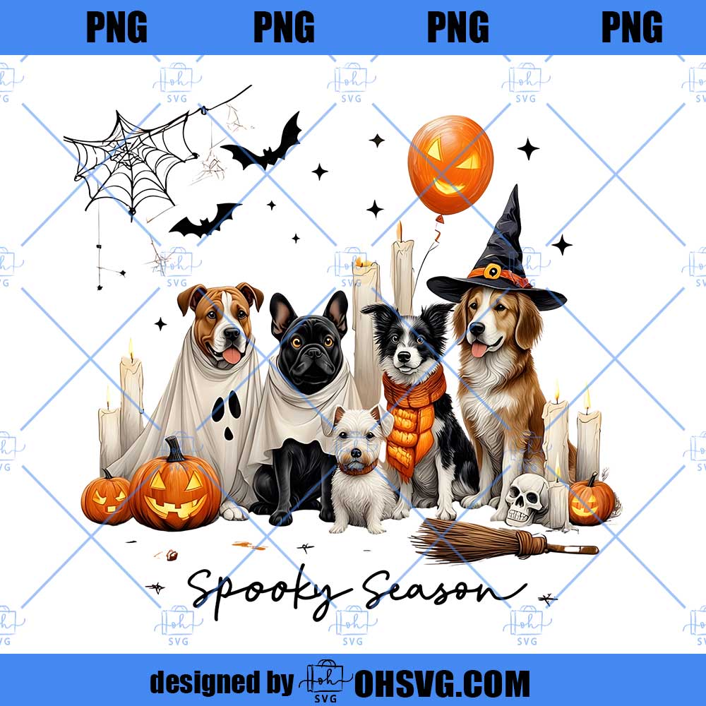Retro Ghost Dog PNG, Spooky Season PNG, Halloween Ghost Dog Png, Halloween Pumpkin Dog Png, Dog Halloween Png, Cute Boo Dog Halloween Png