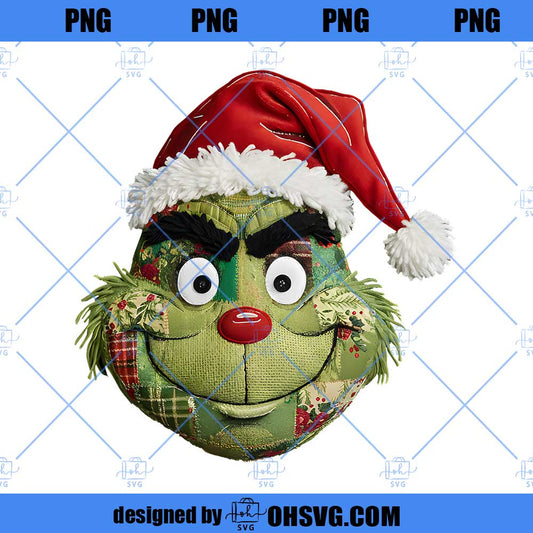 Santa Patchwork PNG,  Santa PNG, Christmas png, Merry Christmas Patchwork PNG