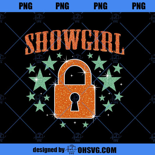 Showgirl Era Png Gift Gor Her, Orange Show Girl Png For Concert