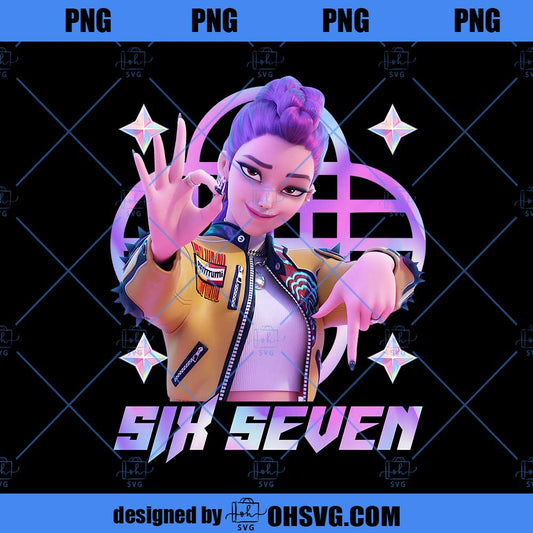 Six Seven 6 7 Meme Huntrix Saja Girls Hands Png