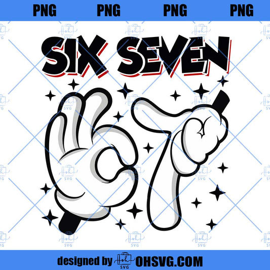 Six Seven 6 7 mickey PNG