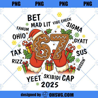 Six Seven Christmas Ornament PNG, Gen Z Slang Teen Keepsake Png, 67 Six Seven Meme Ornament Png, Trending 6 7 Joke PNG, Internet Humor Xmas