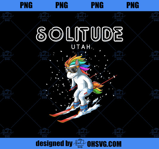 Solitude Utah Unicorn USA Ski PNG, Magic Unicorn PNG, Unicorn PNG
