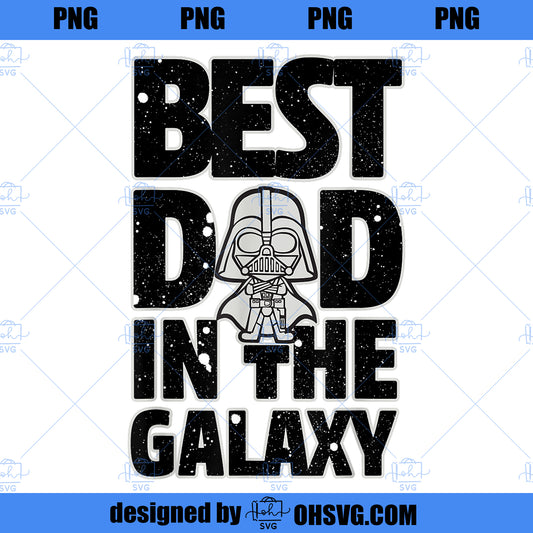 Star Wars Best Dad in the Galaxy Darth Vader PNG, Disney PNG, Star Wars PNG