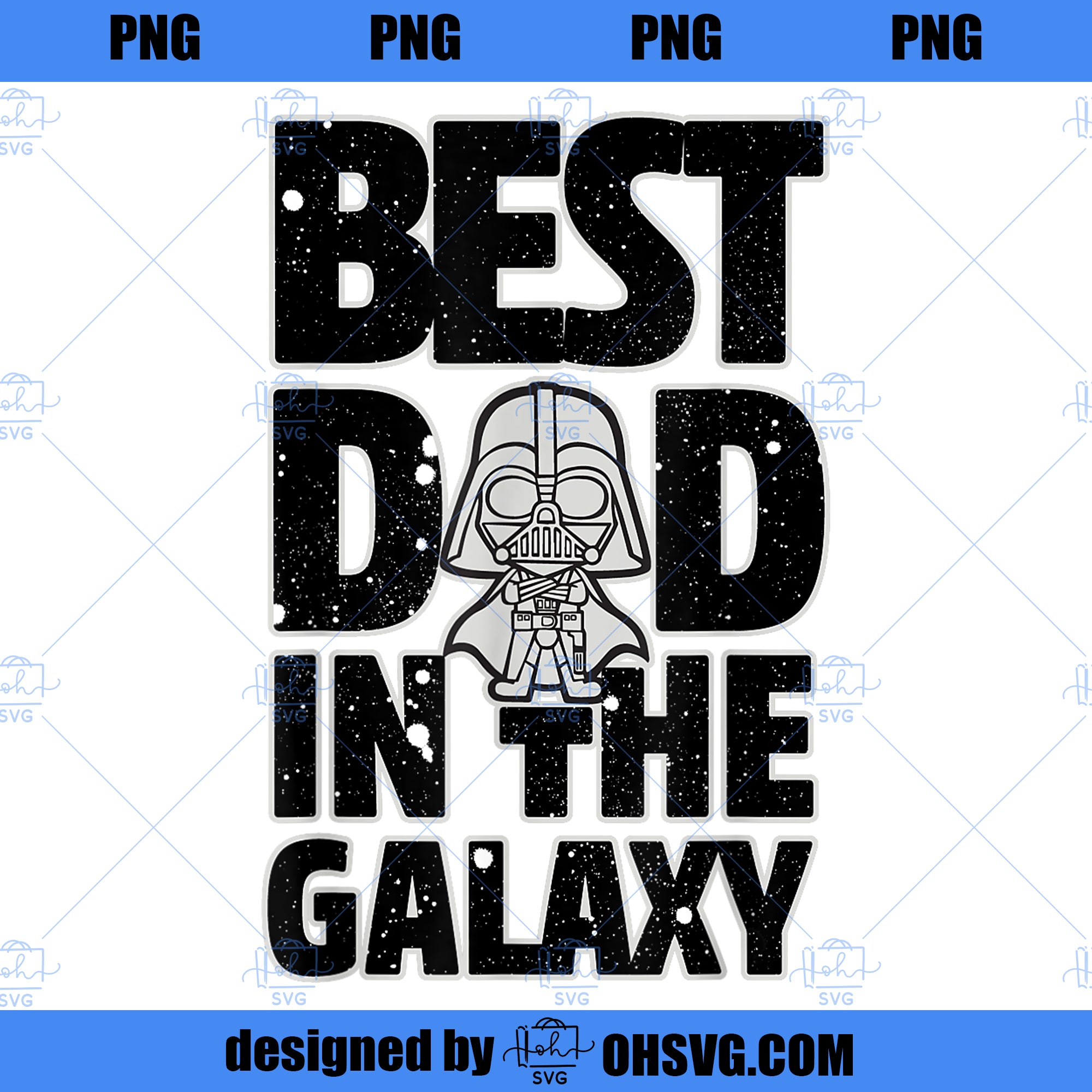 Star Wars Best Dad in the Galaxy Darth Vader PNG, Disney PNG, Star War ...