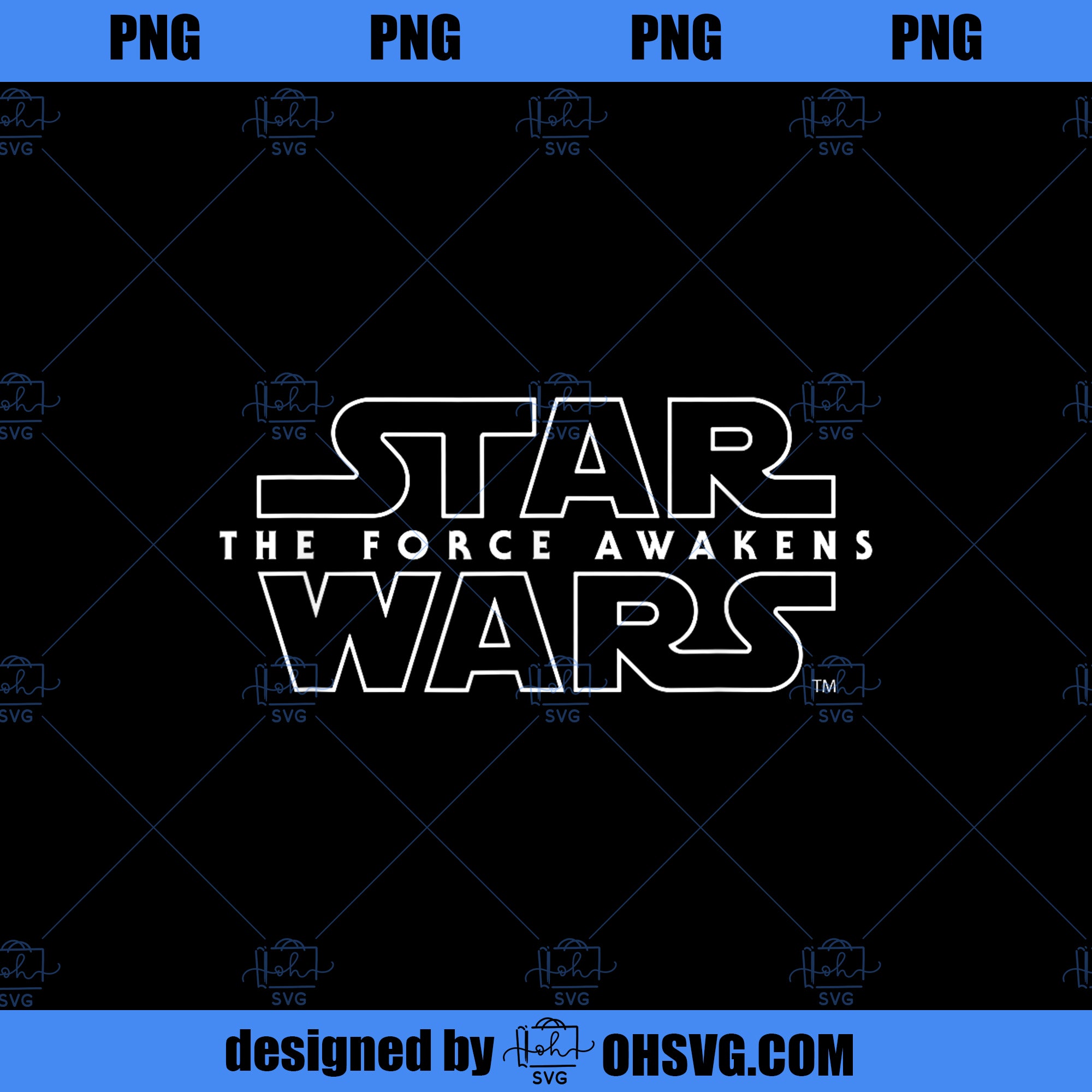 Star Wars The Force Awakens Movie Logo  PNG, Movies PNG, Star Wars PNG