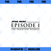 Star Wars The Phantom Menace Episode 1 Movie Logo PNG, Movies PNG, Sta ...