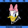 Disney Daisy Duck Sassy Glamorous Speckled Bow PNG, Disney PNG, Disney Daisy PNG