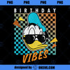 Disney Donald Duck Birthday Vibes 80s PNG, Disney PNG, Donald Duck PNG