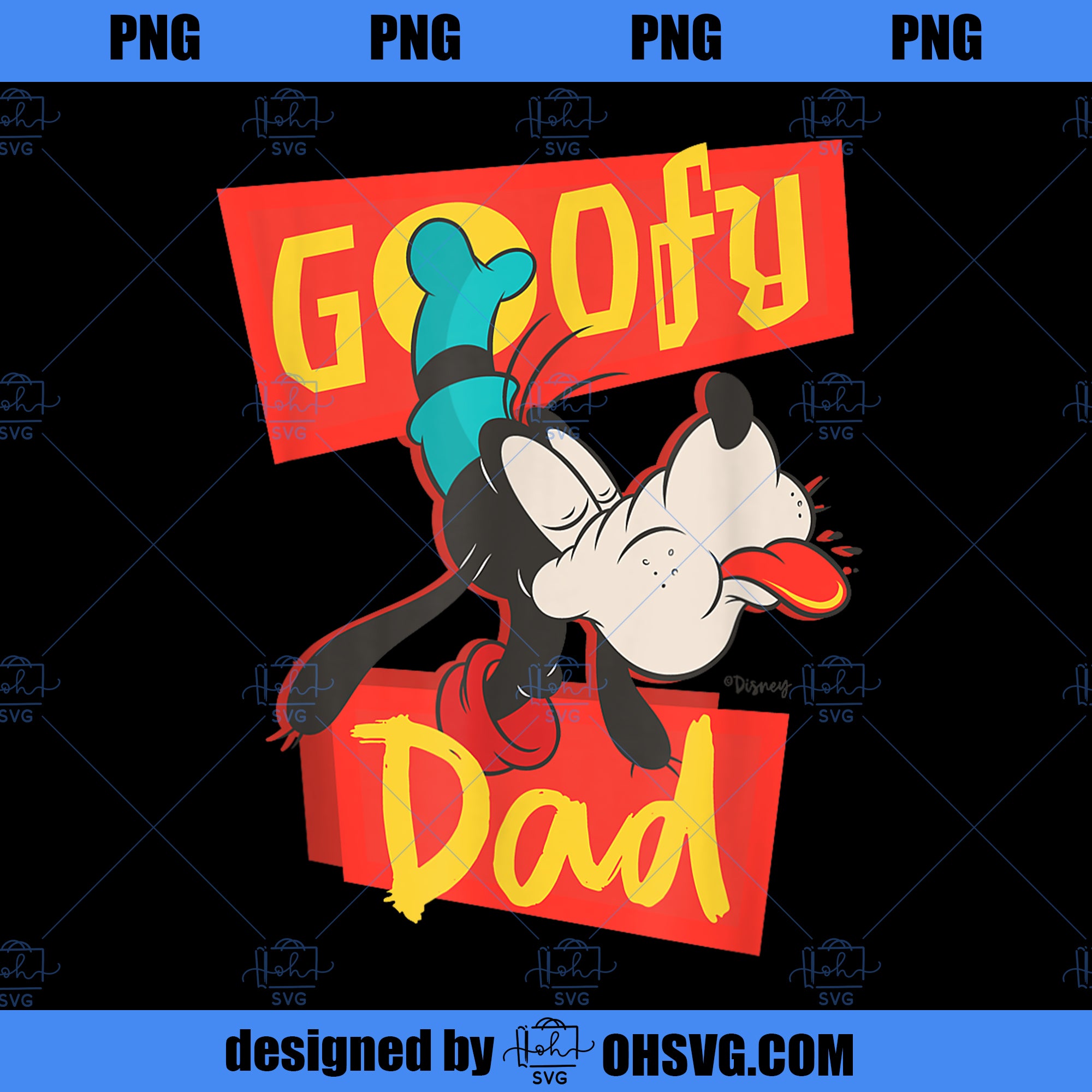 Disney Goofy Dad Family Trip Fatheru2019s Day PNG, Disney PNG, Disney Goofy PNG