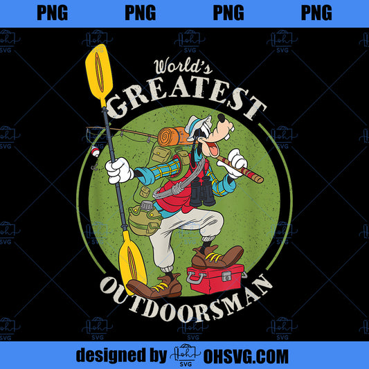 Disney Goofy Outdoorsman Fathers Day PNG, Disney PNG, Disney Goofy PNG