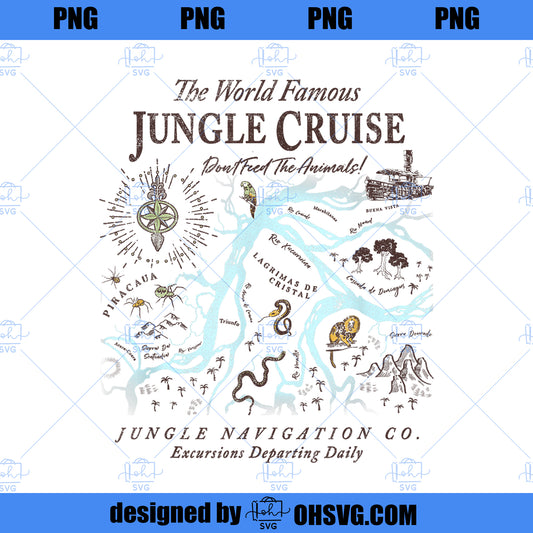 Disney Jungle Cruise World Famous Excursions Departing Daily PNG, Disney PNG, Disney Jungle PNG
