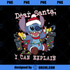 Disney Lilo Stitch Christmas Dear Santa, I Can Explain PNG, Disney PNG, Lilo Stitch PNG