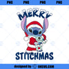 Disney Lilo Stitch Christmas Merry Stitchmas Portrait PNG, Disney PNG, Lilo Stitch PNG
