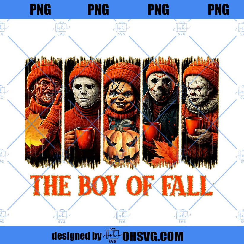 The Boys Of Fall Png, Fall Horror Characters Killers Png – ohsvg