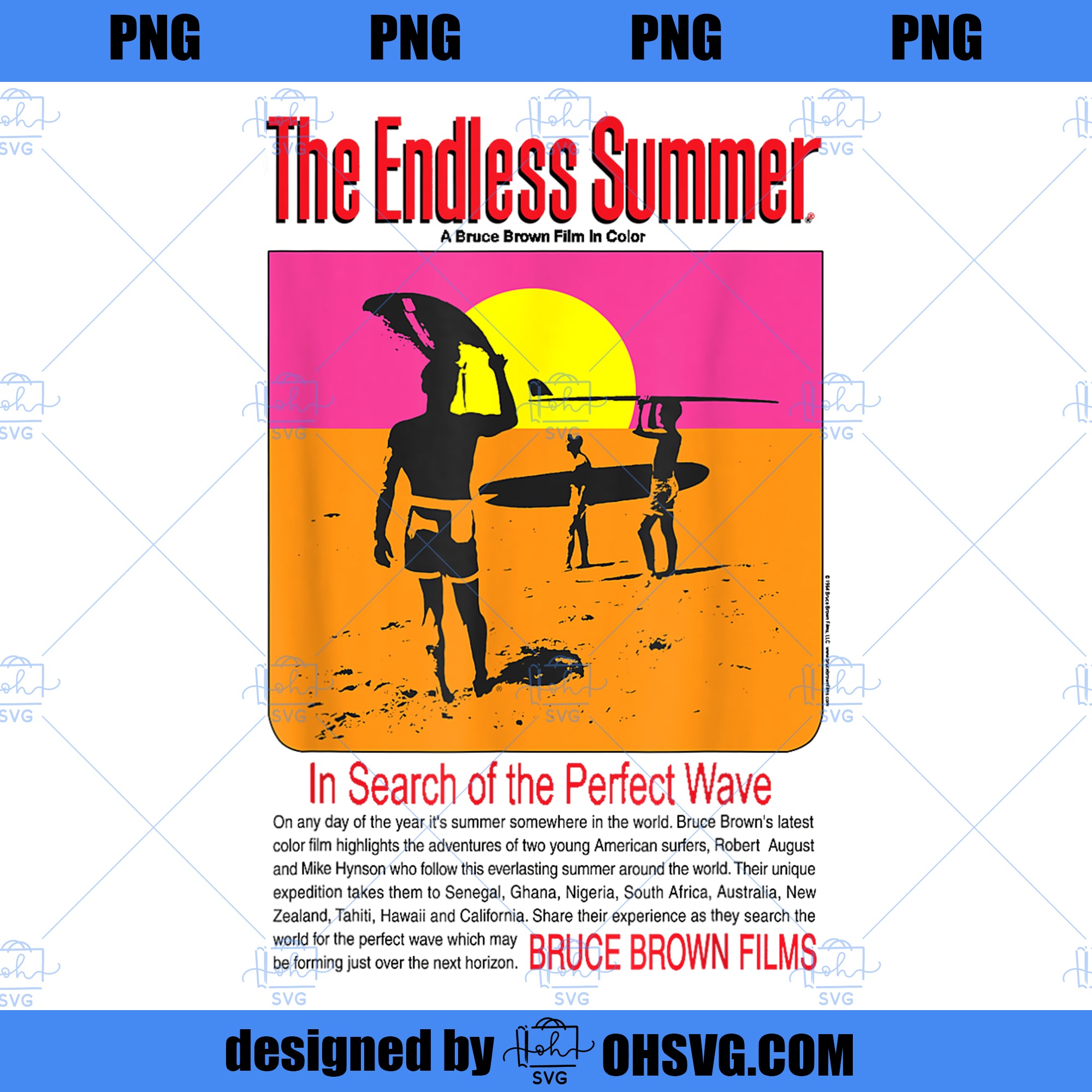 The Endless Summer Original Movie Poster PNG, Movies PNG, The Endless PNG