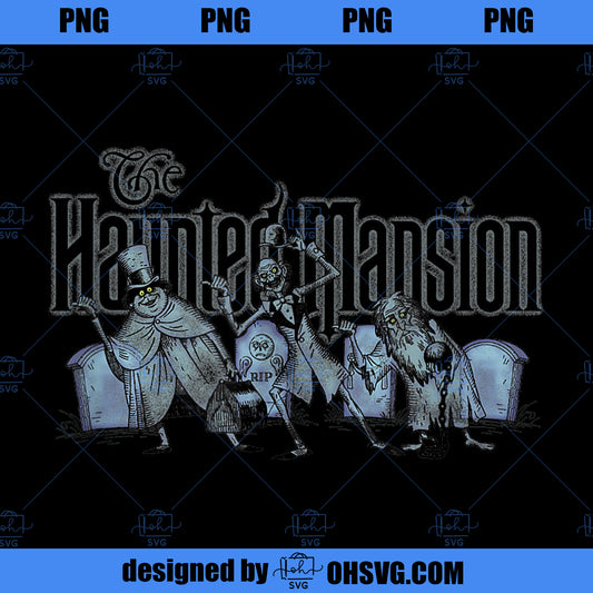 The Haunted Mansion Hitchhiking Ghosts Graveyard Shot PNG, Disney PNG, The Haunted Mansion PNG