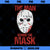 The Man Behind The Mask Lazy Halloween Costume Horror Movie PNG, Movies PNG, The Man PNG