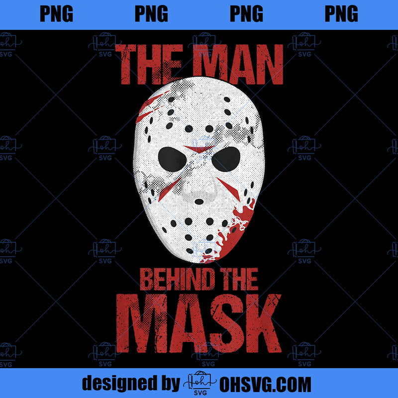 The Man Behind The Mask Lazy Halloween Costume Horror Movie PNG, Movie ...