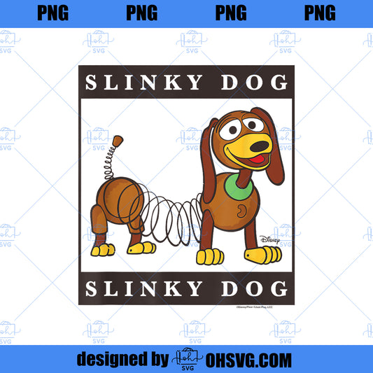 Toy Story Type Block Slinky PNG, Disney PNG, Toy Story PNG