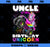 Uncle of the Birthday Unicorn Monster Truck Matching Family PNG, Magic Unicorn PNG, Unicorn PNG