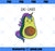 Uni Cado Unicorn Avocado Vegan Birthday Christmas gift PNG, Magic Unicorn PNG, Unicorn PNG