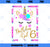 Unicorn 6th Birthday Girl Six years old Kids Gift PNG, Magic Unicorn PNG, Unicorn PNG