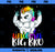 Unicorn Big Bro Brothercorn of Unicorn Sister Girl Boys Gift PNG, Magic Unicorn PNG, Unicorn PNG