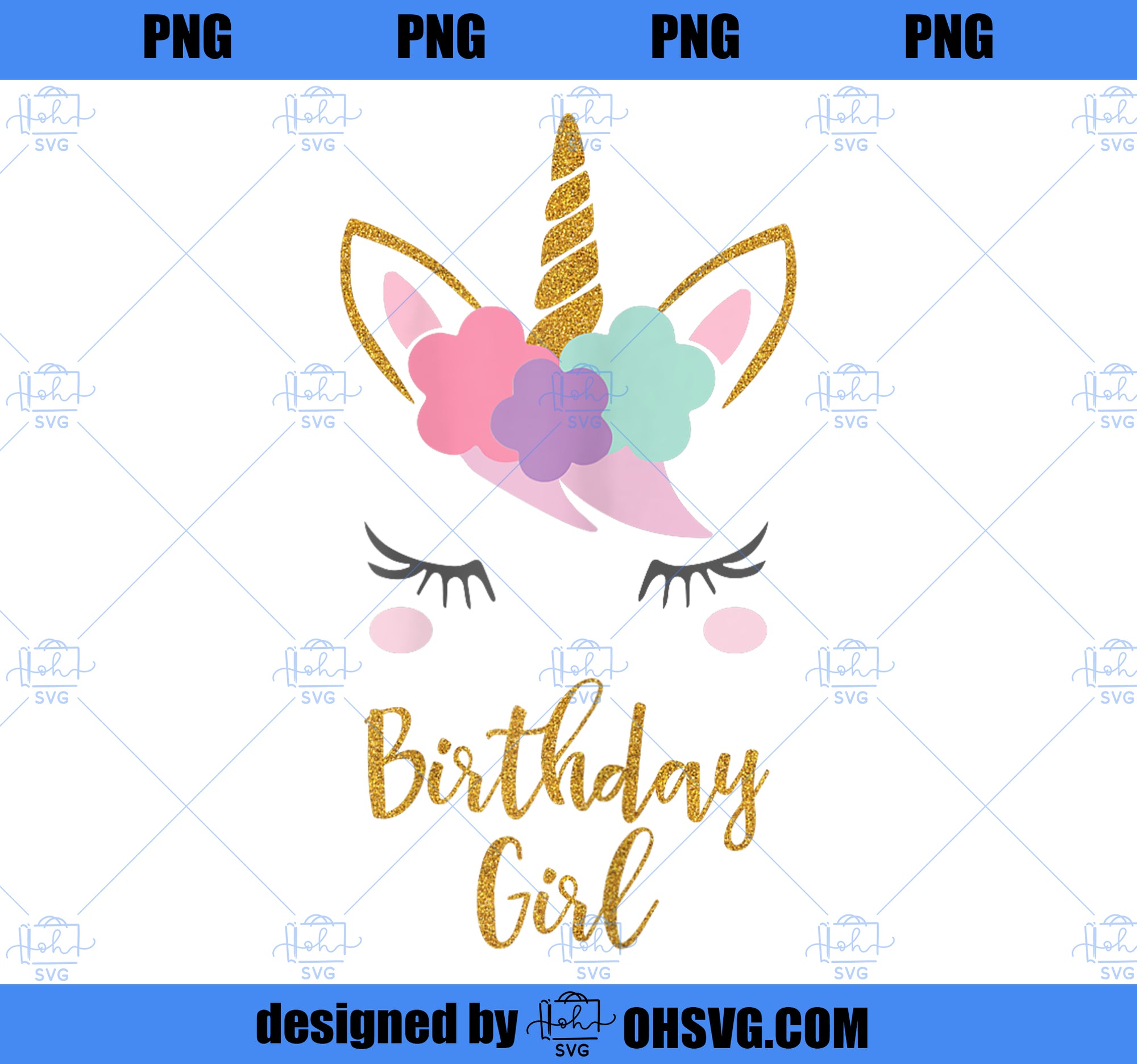 Unicorn Birthday , Unicorn Gift, Birthday Outfit PNG, Magic Unicorn PNG, Unicorn PNG