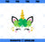 Unicorn Face Irish Shamrock Unicorn St. Patricks Day PNG, Magic Unicorn PNG, Unicorn PNG