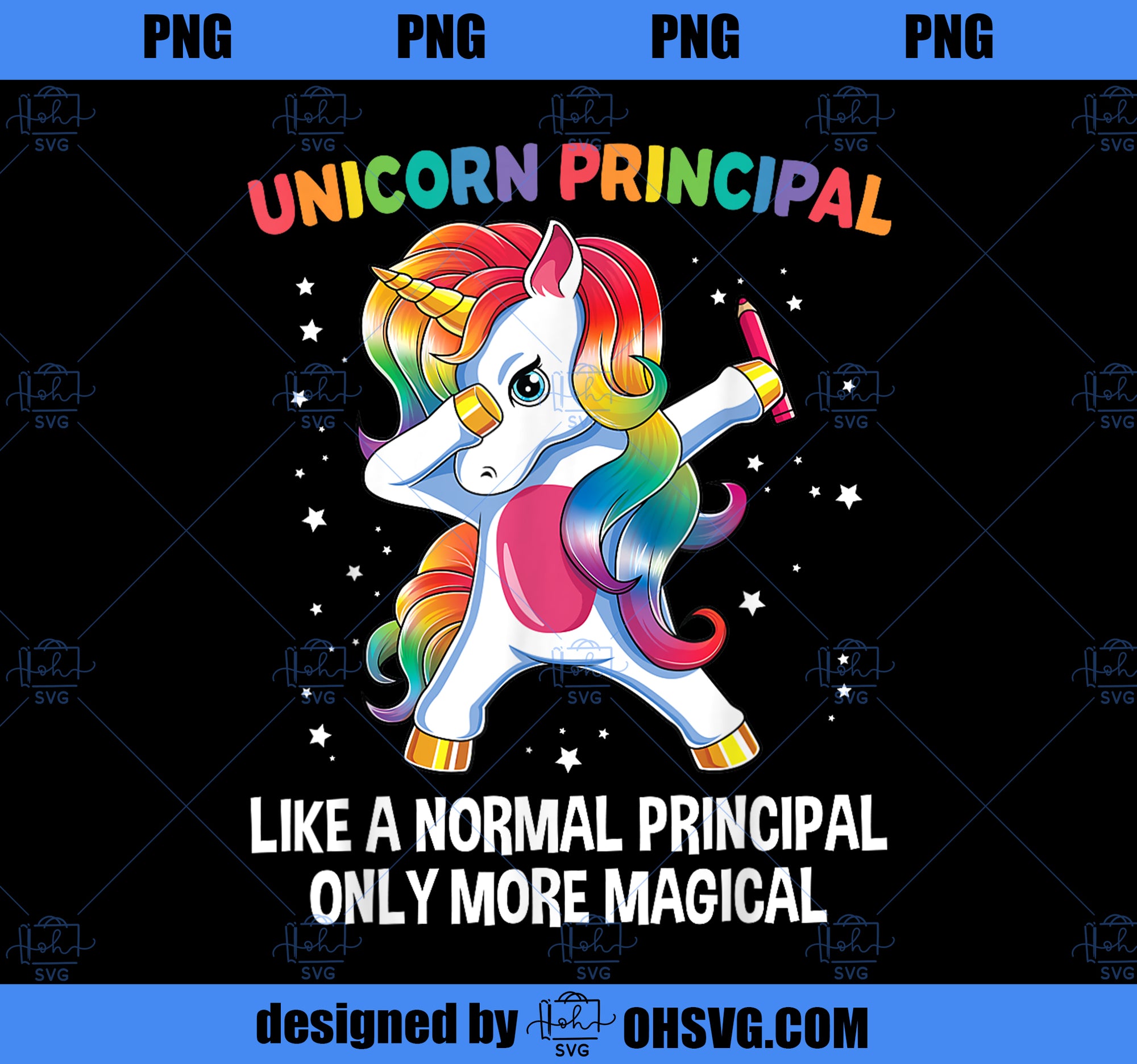 Unicorn Principal Dabbing Unicorn Funny Back To School PNG, Magic Unicorn PNG, Unicorn PNG