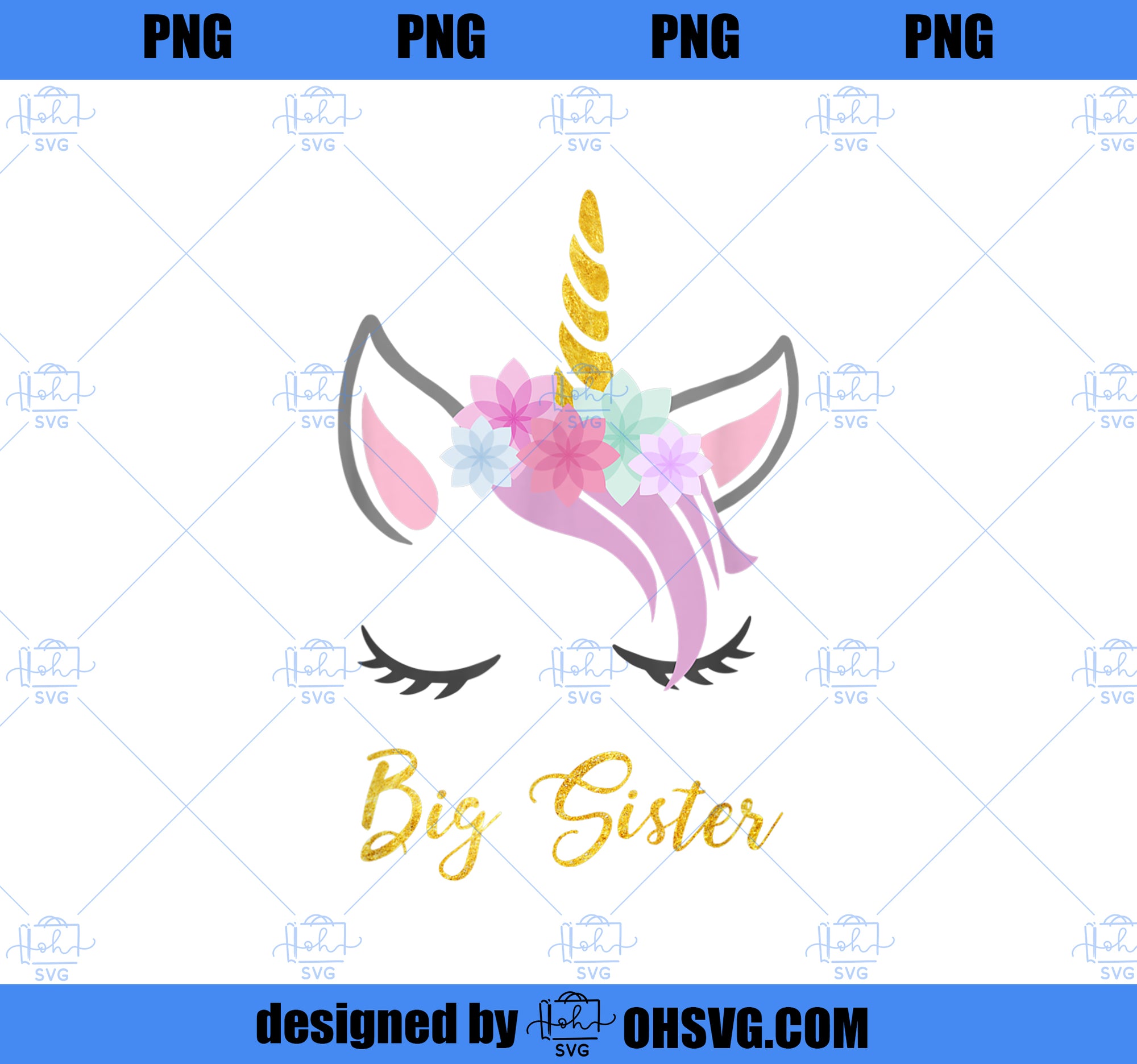 Unicorn Shirt, Big Sister Shirt, Sibling PNG, Magic Unicorn PNG, Unicorn PNG