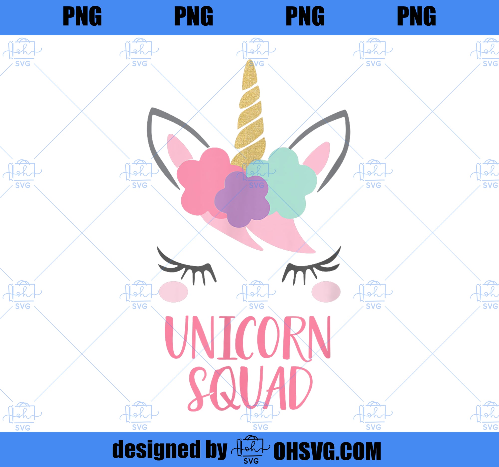 Unicorn Squad Shirt, Unicorn Gift PNG, Magic Unicorn PNG, Unicorn PNG