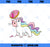 Unicorn Stabbing Donut Unicorns And Donuts Shirt PNG, Magic Unicorn PNG, Unicorn PNG