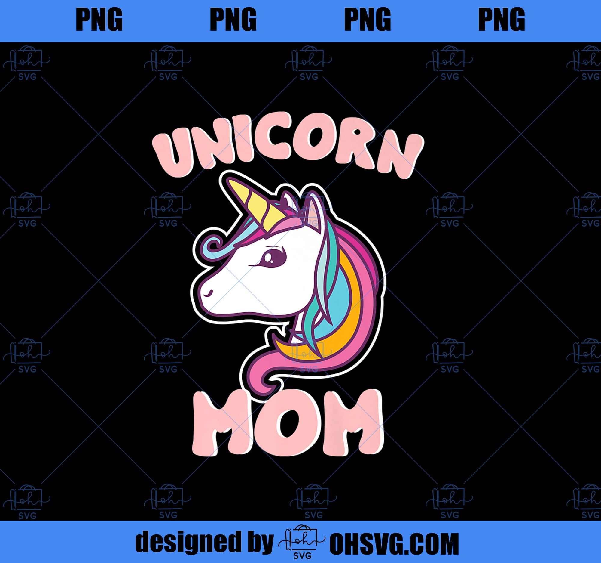 Unicorn Theme Birthday Shirt Unicorn Mom PNG, Magic Unicorn PNG, Unicorn PNG