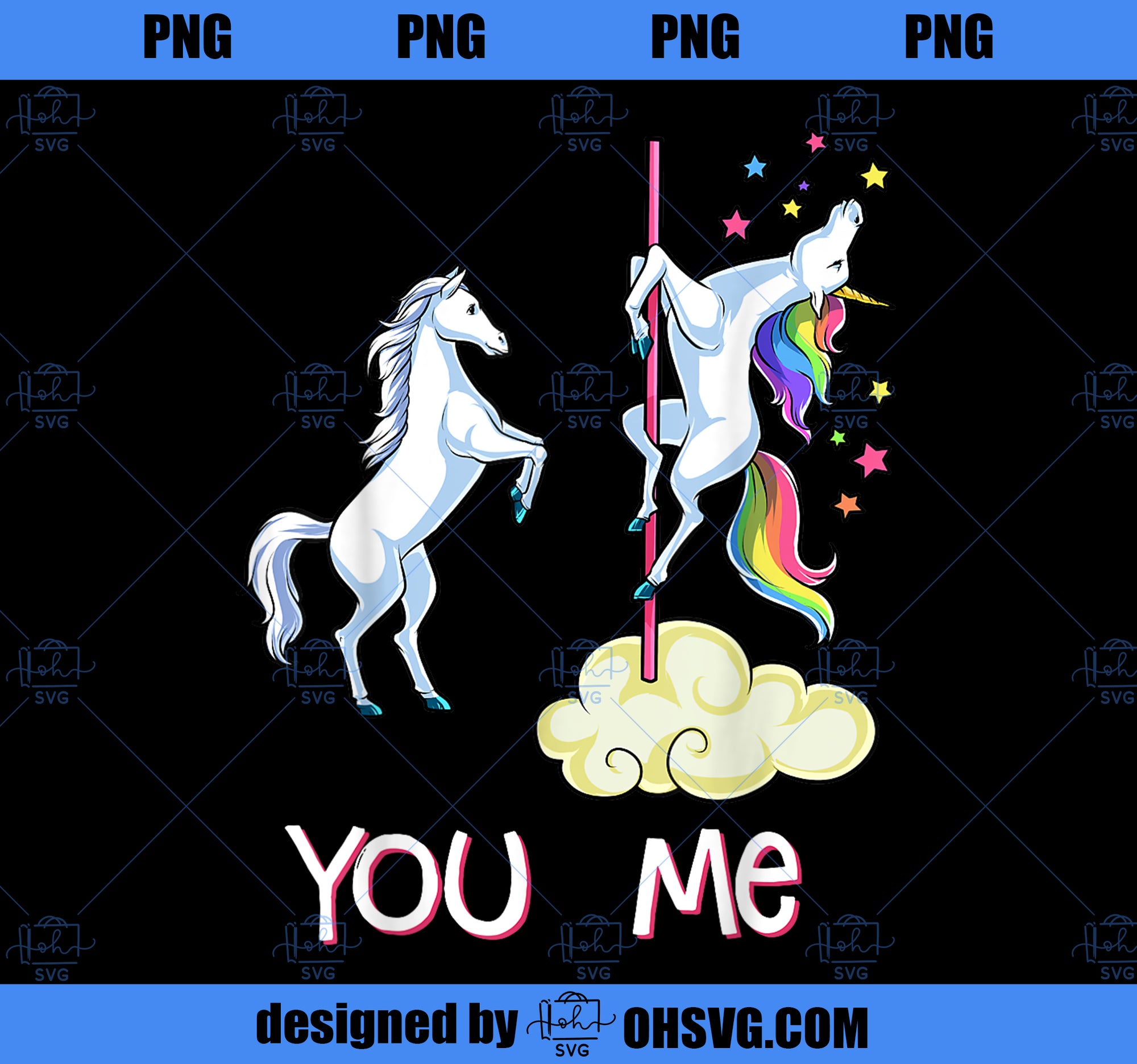 Unicorn You vs Me Shirt Funny Unicorns Rainbow Gifts PNG, Magic Unicorn PNG, Unicorn PNG