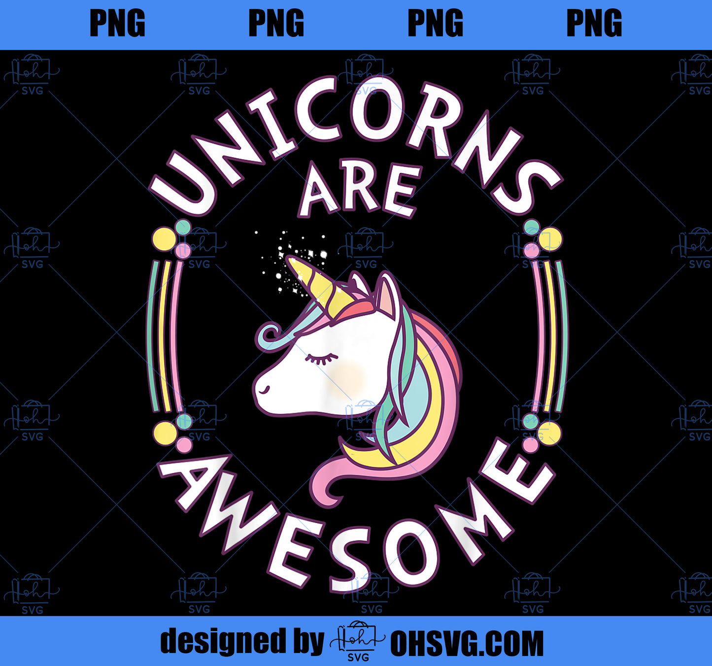 Unicorns Are Awesome Cool Unicorn  PNG, Magic Unicorn PNG, Unicorn PNG