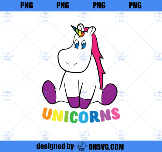Unicorns Are My Spirit Animals Cute Unicorns  PNG, Magic Unicorn PNG, Unicorn PNG