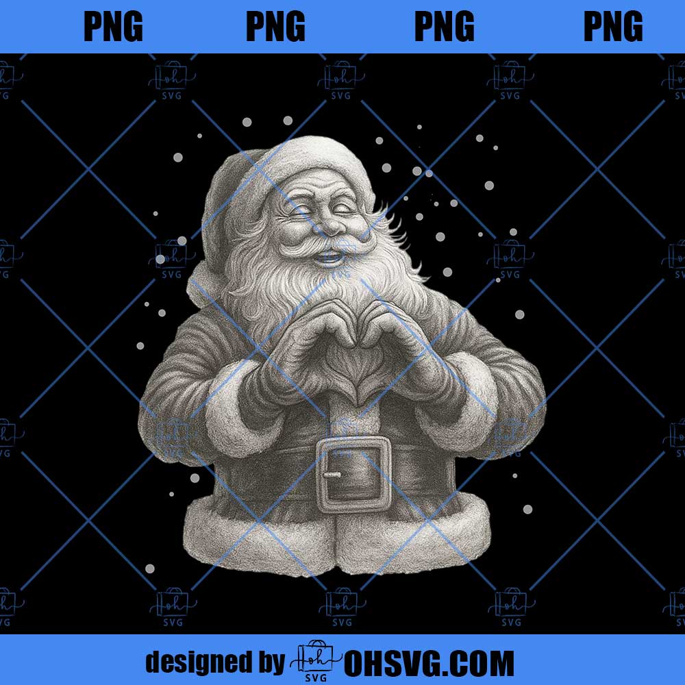 Vintage Santa Claus PNG, Retro Christmas Shirt Design, Realistic Santa Art Png, Classic Holiday Illustration, Festive Christmas PNG DTF