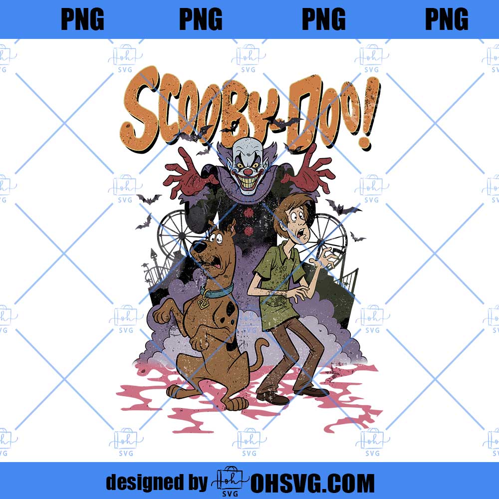 Vintage Scooby 90s Halloween Movie PNG, Retro Halloween PNG, Vintage Halloween Movie Character PNG