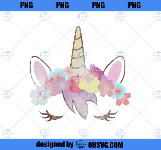 Vintage Cute Unicorn Face Shirt Retro Unicorn PNG, Magic Unicorn PNG, Unicorn PNG