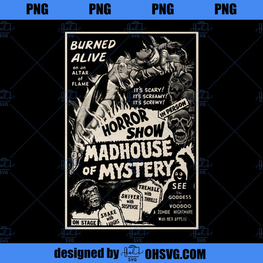Vintage Halloween Monsters Slasher Horror Movie Horror Show  PNG, Movies PNG, Horror Movie PNG