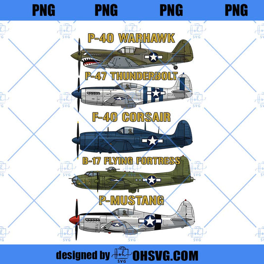 WW2 Planes Warbirds Warplanes PNG