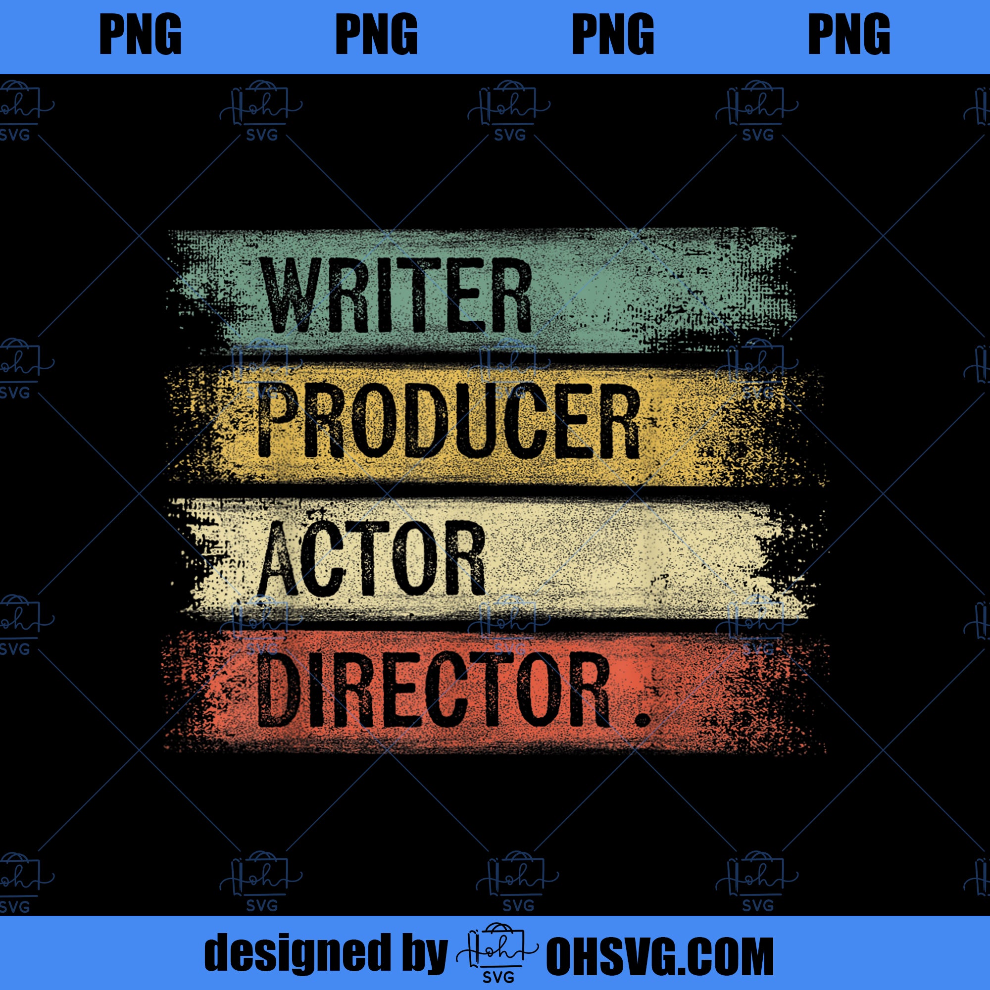 Writer Producer Actor Director Filmmaker Gifts Movie Theater PNG, Movi ...