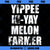 YippeeKiYay Melon Farmer Joke Distressed Movie Quote Tee PNG, Movies PNG, YippeeKiYay PNG