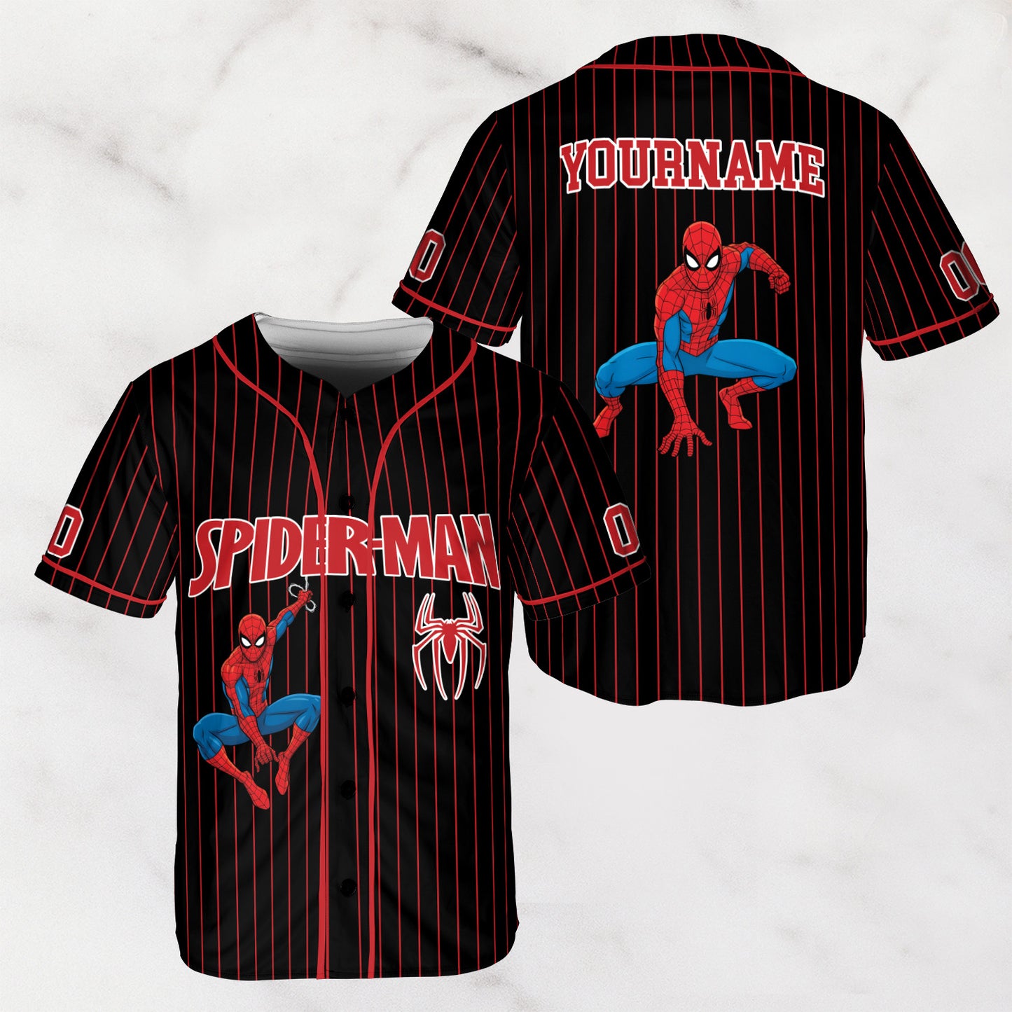 Personalize Superhero Baseball Jersey, Custom Youth Adult Baseball Jersey, Birthday Gift Family