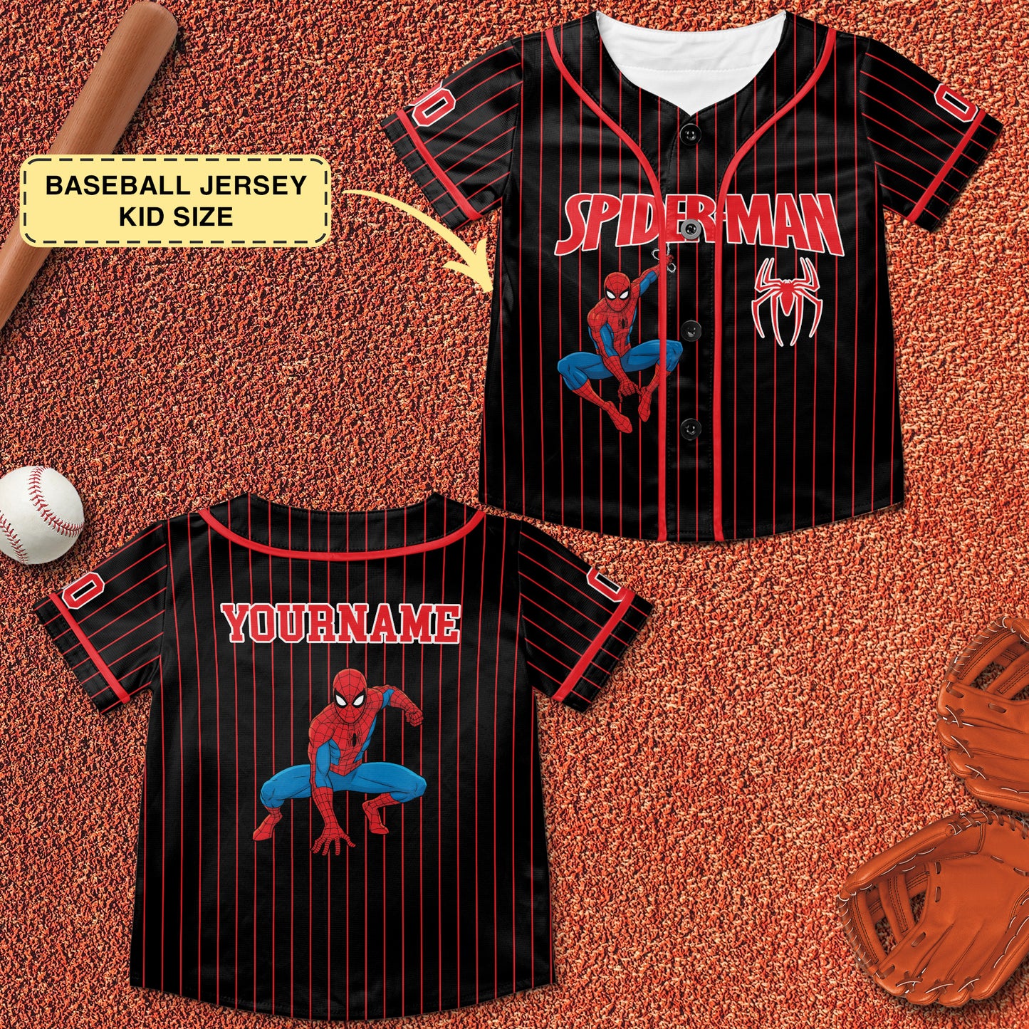 Personalize Superhero Baseball Jersey, Custom Youth Adult Baseball Jersey, Birthday Gift Family